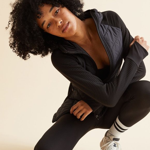 H&M Padded Hooded Outdoor Jacket XS - Picture 3 of 6